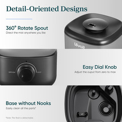 Classic 160 Top-Fill Ultrasonic Cool Mist Humidifier, Super Easy to Fill and Cle