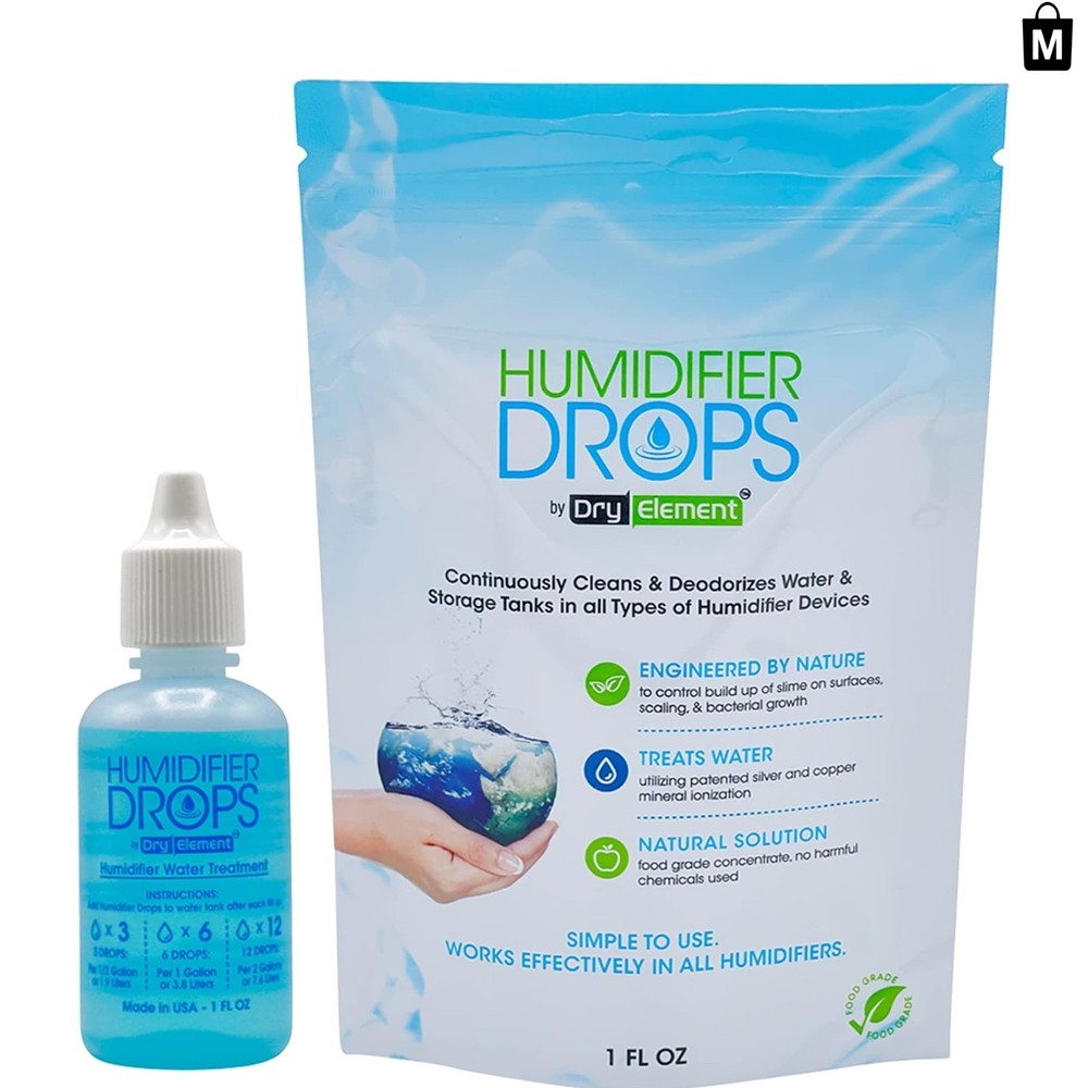The Drops – Food Grade Humidifier Treatment, 100+ Days Supply