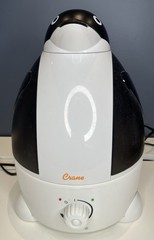 Crane Penguin Cool Mist Ultrasonic Humidifier Nursery Kids Room Tested Working