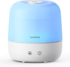2L Cool Mist Humidifier for Bedroom with 360° Adjustable Nozzle, High and Low Mi