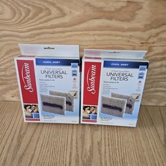 Sunbeam 2 pack Universal Filters SFU001 – Cool Mist Humidifier – NIB- Lot Of 2