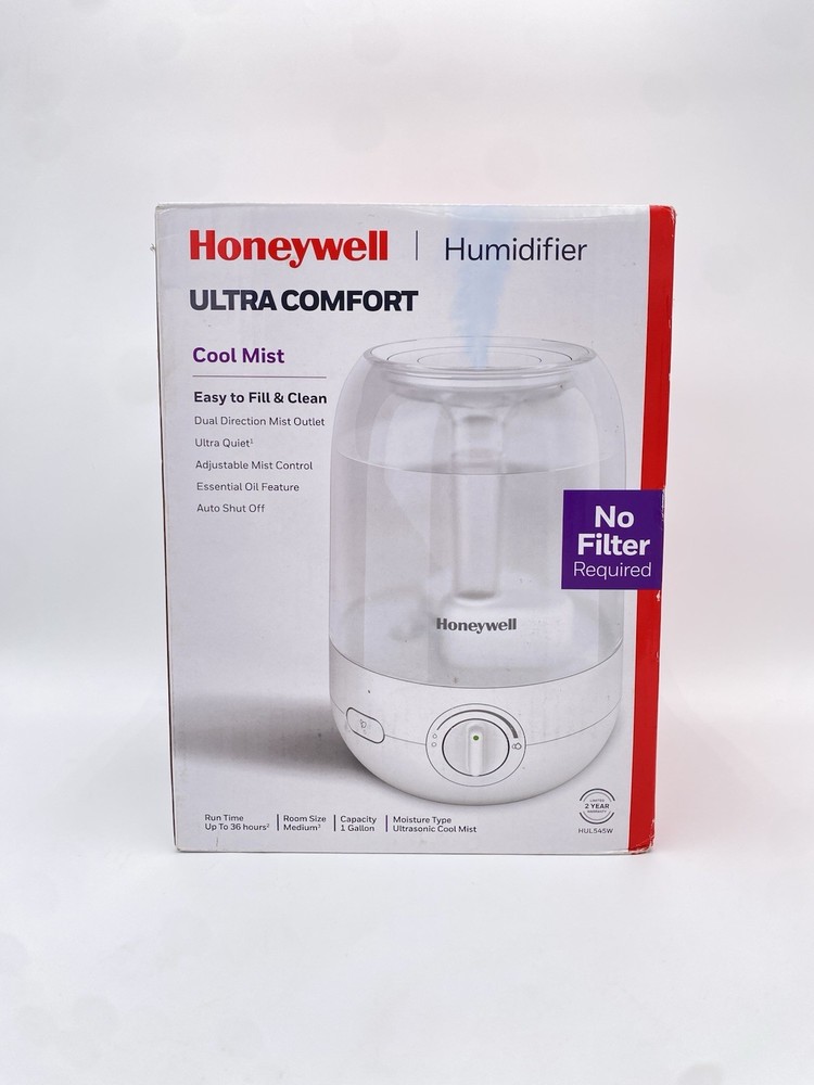 Honeywell Ultra Comfort Cool Mist Humidifier White No Filter Needed HUL545W