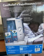 Vicks 1.2 gal 400 sq ft Cool Relief Filter Free Ultrasonic Humidifier, VUL600