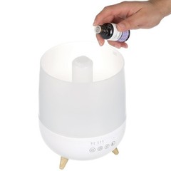 Ultrasonic Humidifier Diffuser Cool Mist Filter-Free Aromatherapy Night Light