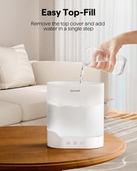 Sponvatt Humidifiers for Bedroom Home,2.5L Fill Cool Mist Air Humidifier for Lar