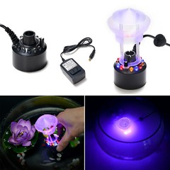 12 LED Mist Maker Fogger Water Fountain Pond Fog Machine Atomizer Air Humidifier