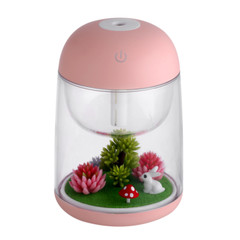 Spray Air Purifier Diffuser Mini Portable Mist Humidifier Transparent Micro-Land