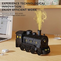 1PC Essential Oil Diffuser, Retro Train Design, Imitates 2 Train Sounds, Aroma D