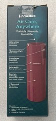 HoMedics Air Care Anywhere Portable Ultrasonic Humidifier USB Top Fill brown