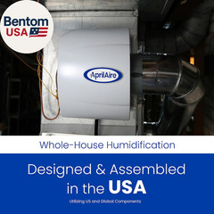 500M 12-Gal. Whole-House Small Bypass Evaporative Humidifier with Manual Control