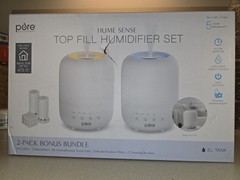 Pure Enrichment Top Fill Humidifier Set Bundle, 2-Pack M25C