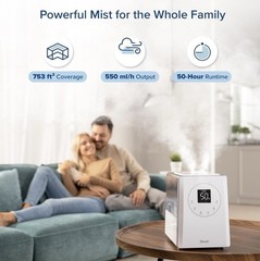 LEVOIT LV600HH Hybrid Ultrasonic Humidifier – White Smart Warm & Cool $109