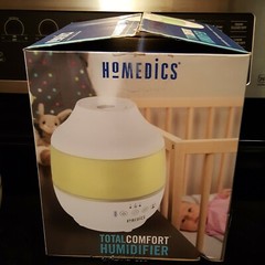 HoMedics Total Comfort 360 Cool Mist Ultrasonic Humidifier with Aromatherapy