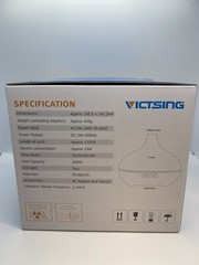 VicTsing 300ml Essential Oil Diffuser with 7 Color Lights + 4 Timer Options