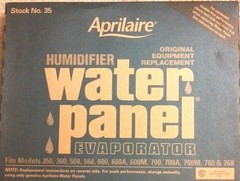 2 PACK Aprilaire #35 Humidifier Water Panel fits model #’s 350, 360, 560, 568