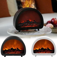 12-Color Fireplace Diffuser: 200ml Cool Mist Humidifier & Aroma with Timer