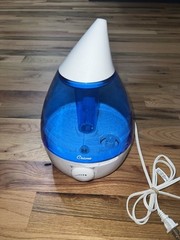 Cool Mist Humidifier Filter Ultrasonic Blue and White