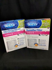 BestAir H64 Humidifier Replacement Filter Extended Life Air Lot Of 2 Indoor