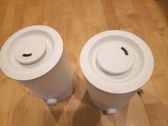 2x (TWO) Levoit Dual 150 Quiet Ultrasonic Cool Mist 3L Humidifier LUH-D302-WUS