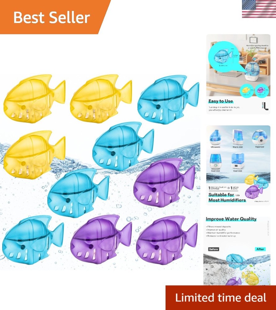 Purifying Humidifier Cleaning Fish – 10 Count for Scale Reduction and Freshness