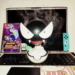 Anime Gastly Humidifier Pokémon LED Air Purifier Spray Lamp Desktop Decor Gift