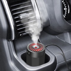 300ml Mini Ultrasonic USB Humidifier W/7 Colors LED Light Dual Mist Modes C4O8