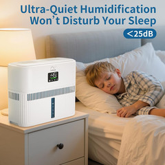 Evaporative Humidifiers for Bedroom, Living Room, Nursery, Large Room up to 300