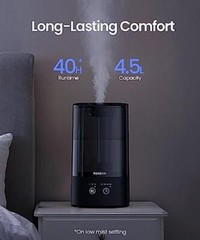 4.5L Humidifiers for Bedroom, Humidifiers for Home Large Room, Cool Mist for