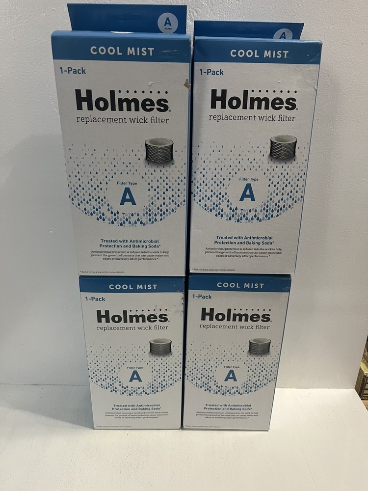 – (4) Sunbeam Holmes Humidifier Replacement Wick Filter Anti microbial Type A