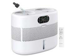 Reuseable Wick Evaporative Humidifier for Bedroom Quiet Healthy Baby Humidifier.