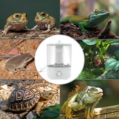 4L Top Fill White Reptile Fogger Adjustable Mister Tank Humidifier Terrarium