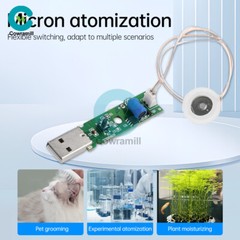 USB DC 5V Ultrasonic Mist Maker Atomizing Module Humidifier DIY Kits 108KHZ