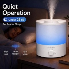 Compact 1.5L Cool Mist Humidifier – Quiet Operation & Essential Oil Compatible