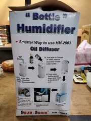 Swish-Swash HM-2003 Advanced Ultrasonic Cool Mist Bottle Humidifier, New in Box