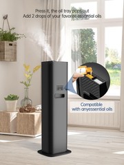 8L Smart Humidifiers for Bedroom Large Room, 2.1Gal Cool Mist Top Fill Diffus…