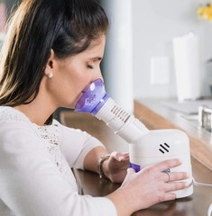 MABIS Personal Facial Steam Inhaler and Vaporizer with Aromatherapy Diffuser and