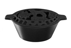 Fire Beauty Woodstove Steamer Stove Humidifier Cast Iron Lattice Rust Resistant