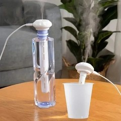 1pc Super Quiet Portable USB Mist Humidifier with Adjustable Length for Travel