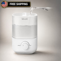 Top Fill Humidifiers for Bedroom, 2.5L Tank for Large Room, Easy to Fill & Clean