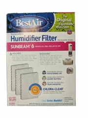 BestAir Humidifier Filter H100 3-Pack Sunbeam E /Holmes E / Bionaire