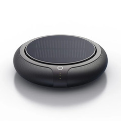 Car Air Purifier Solar Powered Aroma Diffuser Air Freshener for Vehicle Home Des