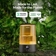 Quiet 2-in-1 Baby Humidifier for Congestion Relief, Black