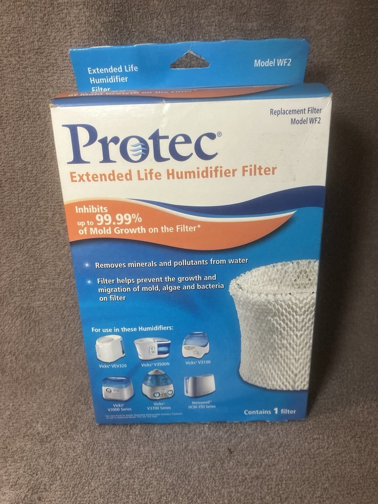 ProTec WF2 Humidifier Filter White Extended Life Replacement NEW / OPEN BOX