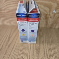 Sunbeam 2 pack Universal Filters SFU001 – Cool Mist Humidifier – NIB- Lot Of 2