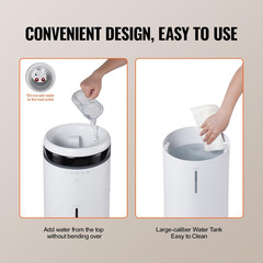 Humidifier for Home Large Room 1291.7 Sq Ft, 16L Commercial Humidifier for Whole