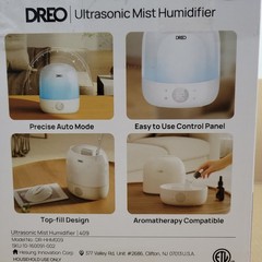 Dreo Ultrasonic Mist Humidifier 2-Pack 0.8 Gal Smart Settings