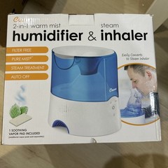 Crane 2 in 1 Personal Steam Inhaler & Warm Mist Humidifier