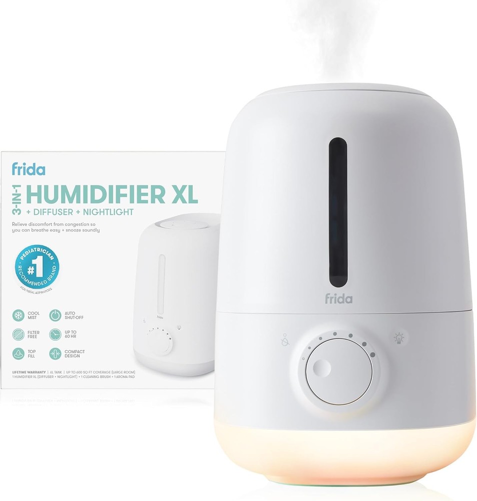 Frida Baby 6L Cool Mist Humidifier 3 in 1 XL Top Fill
