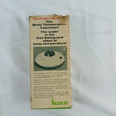 NEW VINTAGE KAZ INHALANT 6 OZ STEAM ACTIVATED SOOTHING FOR VAPORIZER VICS FULL