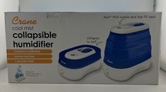 Crane COLLAPSIBLE COOL MIST HUMIDIFIER 1 Gallon Tank, Vapor Tray, Portable